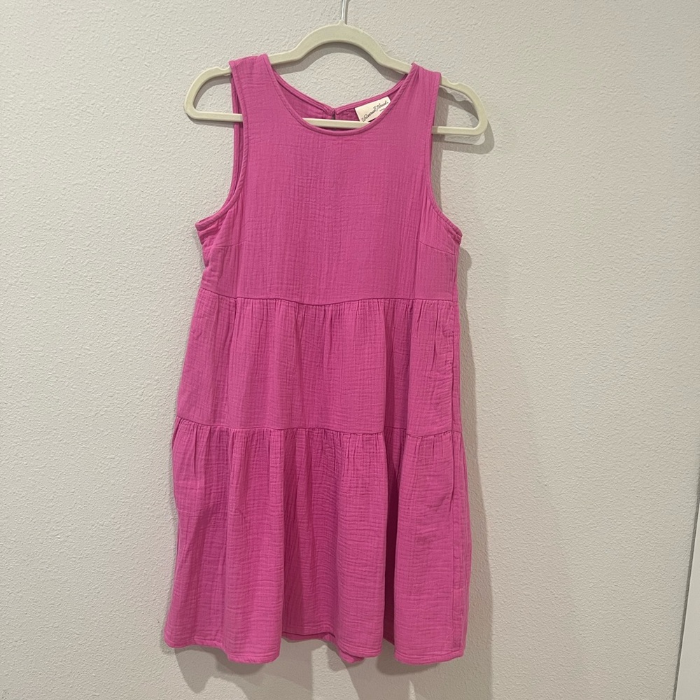Universal Thread Purple Gauzy Sundress with pockets Size XS
